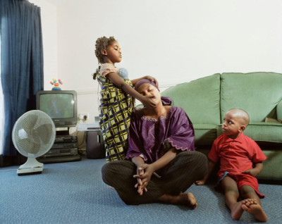 Byker Revisited: Henriette with her Children, from Eastern Congo, 2005