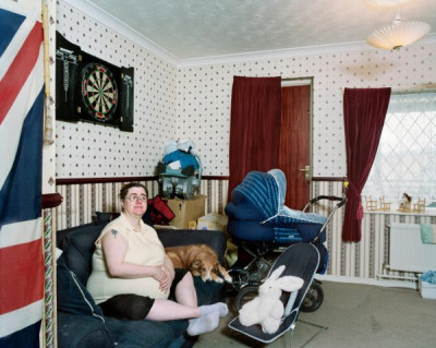 Byker Revisited: Wendy with Dog Cindy, 2006