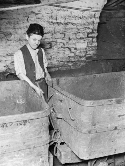 Ashington Coal Company: Young Boy Coal Tubs, 1900s