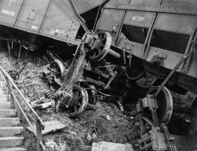 Ashington Coal Company: Coal Wagons Derailed, 1900s