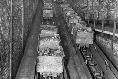 Ashington Coal Company: Coal Tubs Rail Track Slope, 1900s