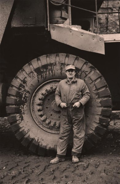 Eastgate Cement Works: Lenny Willis Lends a Sense of Scale to the Machinery, 9th March 1991