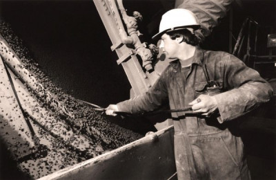 Eastgate Cement Works: The Plant, John Wilkinson in the Nodulising Area, 9th March 1991