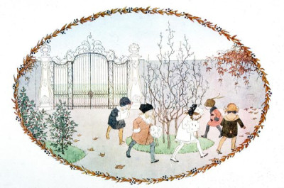H. Willebeek le Mair. A selection of illustrations from OUR OLD NURSERY RHYMES, Augener Ltd. 1911, 24 colour slides. Henriette Willebeek le Mair was born in 1889 and died in 1966.