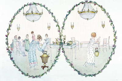 H. Willebeek le Mair. A selection of illustrations from OUR OLD NURSERY RHYMES, Augener Ltd. 1911, 24 colour slides. Henriette Willebeek le Mair was born in 1889 and died in 1966.