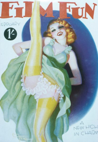 February 1934. A selection of front-covers from America’s best-known spicy film magazine of the 1930′ s