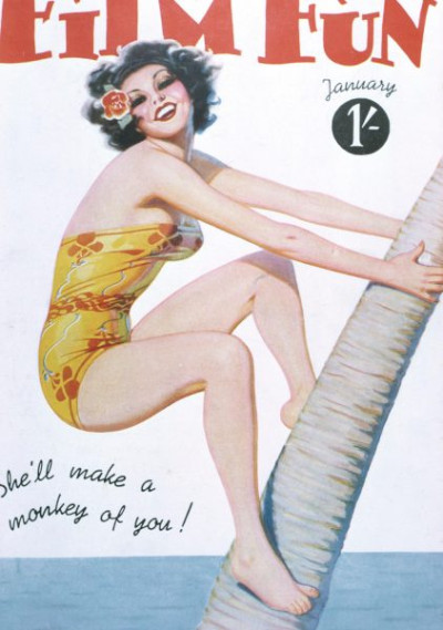 January 1935. A selection of front-covers from America’s best-known spicy film magazine of the 1930′ s