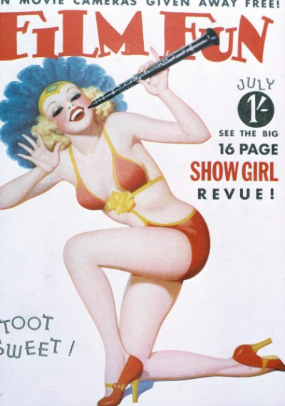 July 1936. A selection of front-covers from America’s best-known spicy film magazine of the 1930′ s