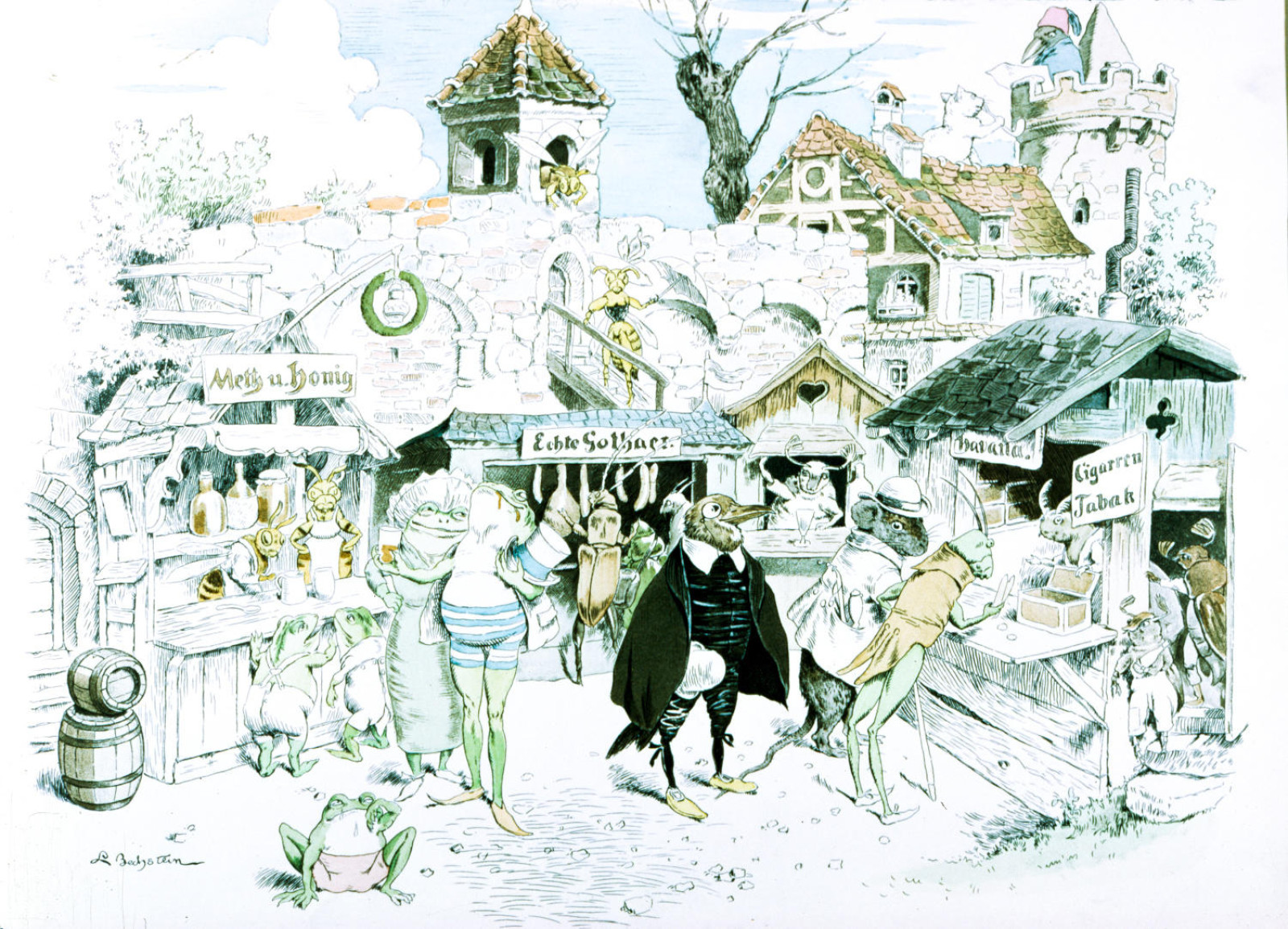 19th Century German Children's Book Illustrations image