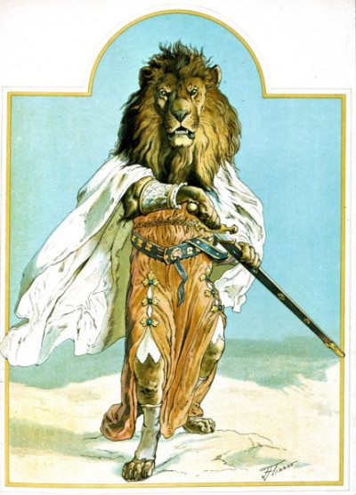19th Century German Children's Book Illustrations. A selection of magnifincent illustrations, featuring animals in human guises and activities, from DER GESANGVEREIN BRULLARIA UND SEIN STIFTUNGFEST, Ackermann, Munich, 1893. Illustrations by Ludwig Bechstein. And from KONIG NOBEL, EIN HEITERES BILDERBUCH, Wiskott, Breslau, no date (c 1880). Illustrations by Fedor Flinzer. Two books which exemplify both the hight quality of German children’s books and the bizarre nature of some of their illustrations. 24 colour slides. (For an English equivalent, see LVA 1010)