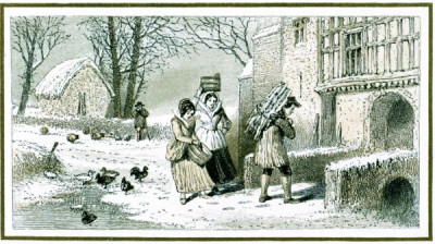 Milkmaids returning home