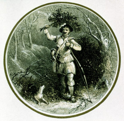 Forester with Holly Bough
