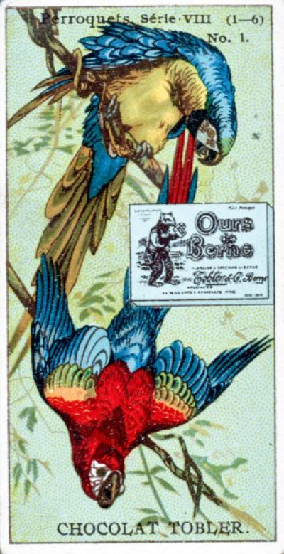 Tobler Chocolate Give-away Cards