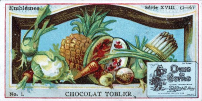 Tobler Chocolate Give-away Cards