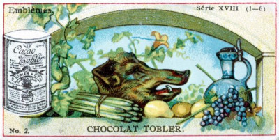 Tobler Chocolate Give-away Cards