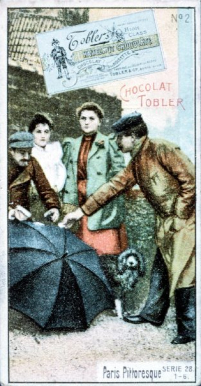 Tobler Chocolate Give-away Cards