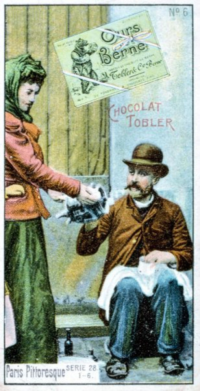 Tobler Chocolate Give-away Cards