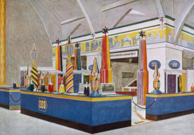 British Empire Exhibition, Wembley 1924. British Empire Exhibition, Wembley 1924. A selection of exhibition kiosks, pavilions and posters from the Wembley Exhibition of 1924. Taken from EXHIBITIONS AND THE ART OF DISPLAY by Lawrence Weaver, Country Life, 1925.