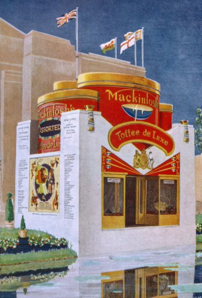 British Empire Exhibition, Wembley 1924. British Empire Exhibition, Wembley 1924. A selection of exhibition kiosks, pavilions and posters from the Wembley Exhibition of 1924. Taken from EXHIBITIONS AND THE ART OF DISPLAY by Lawrence Weaver, Country Life, 1925.