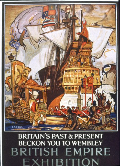 British Empire Exhibition, Wembley 1924. British Empire Exhibition, Wembley 1924. A selection of exhibition kiosks, pavilions and posters from the Wembley Exhibition of 1924. Taken from EXHIBITIONS AND THE ART OF DISPLAY by Lawrence Weaver, Country Life, 1925.
