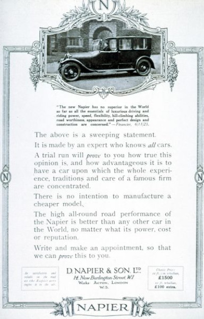 Car Advertisements 1923-27