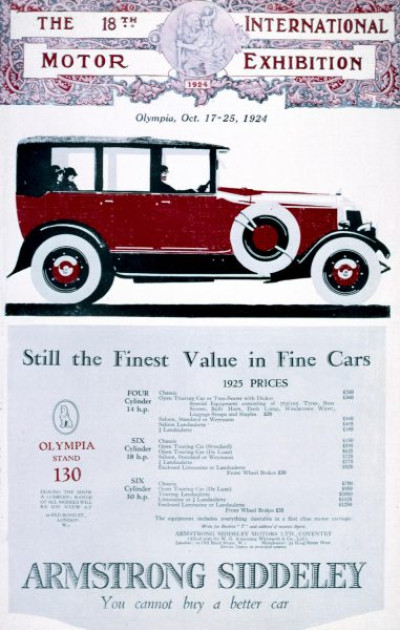 Car Advertisements 1923-27