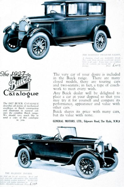 Car Advertisements 1923-27