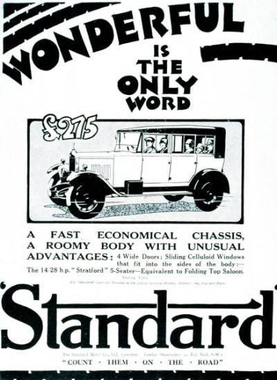 Car Advertisements 1923-27