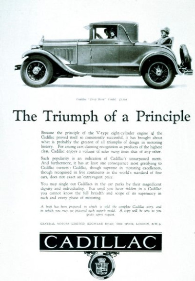 Car Advertisements 1923-27