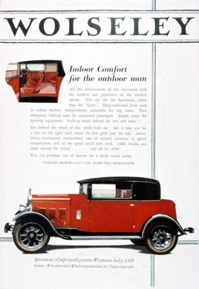 Car Advertisements 1928-31 I