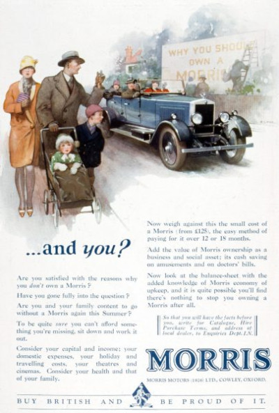 Car Advertisements 1928-31 I