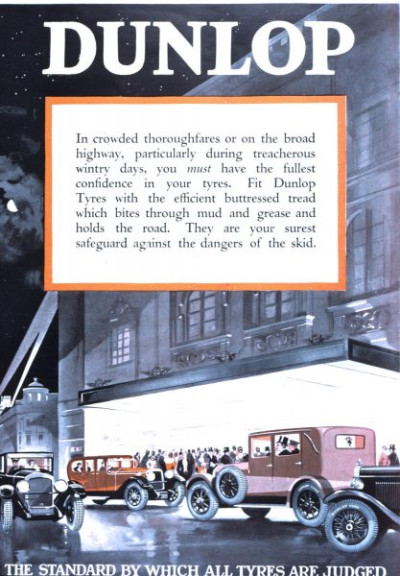 Dunlop Advertising 1926-31