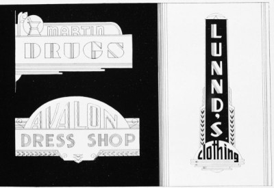 Designs for Neon Signs and Displays 1934-1941 I