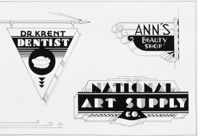 Designs for Neon Signs and Displays 1934-1941 I