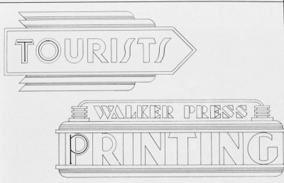 Designs for Neon Signs and Displays 1934-1941 I