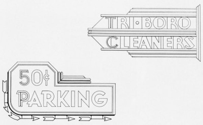 Designs for Neon Signs and Displays 1934-1941 I