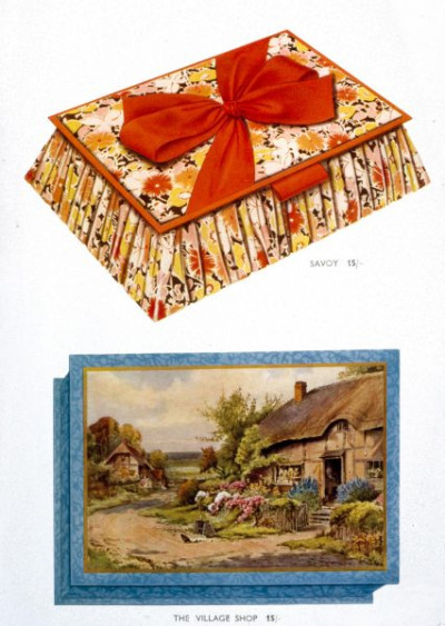 Decorative Chocolate Boxes and Novelty Packages, 1936-1940