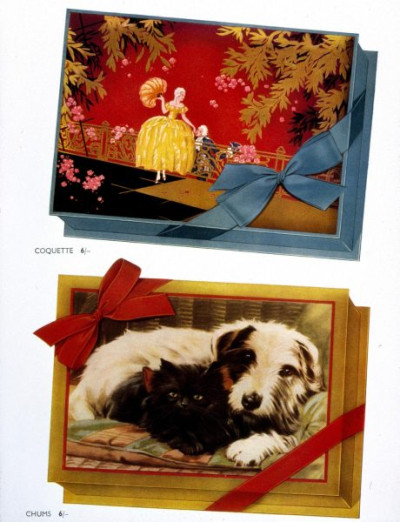 Decorative Chocolate Boxes and Novelty Packages, 1936-1940