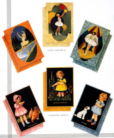 Decorative Chocolate Boxes and Novelty Packages, 1936-1940