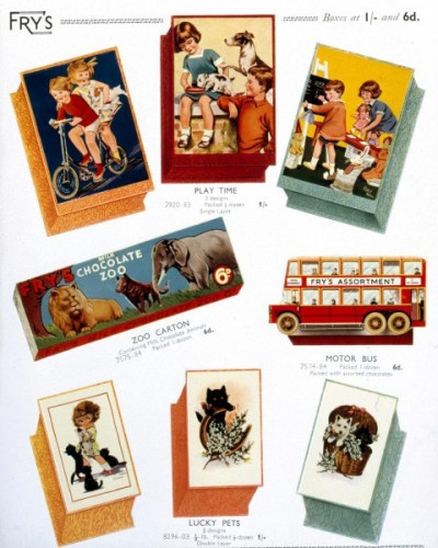 Decorative Chocolate Boxes and Novelty Packages, 1936-1940