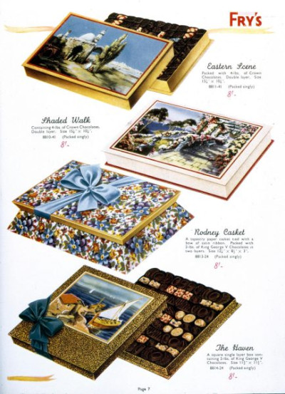 Decorative Chocolate Boxes and Novelty Packages, 1936-1940