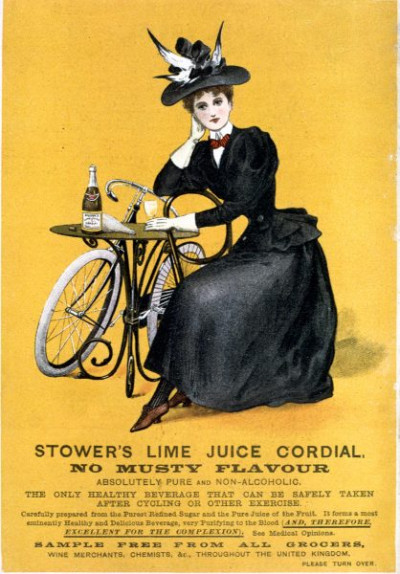 Stower's Lime Juice Cordial. Advertising supplement, 1898