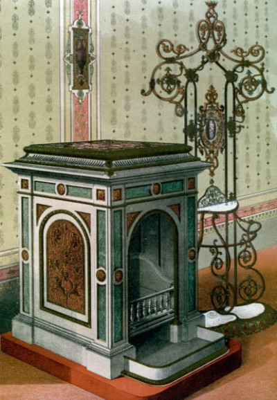 The International Exhibition, 1862. A selection of chromolithic plates from MASTERPIECES OF INDUSTRIAL ART & SCULPTURE AT THE INTERNATIONAL EXHIBITION, 1862, Day & Son. A cross-section of furniture, textiles, ceramics, glassware, etc.