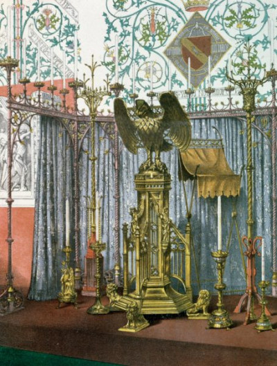 The International Exhibition, 1862. A selection of chromolithic plates from MASTERPIECES OF INDUSTRIAL ART & SCULPTURE AT THE INTERNATIONAL EXHIBITION, 1862, Day & Son. A cross-section of furniture, textiles, ceramics, glassware, etc.