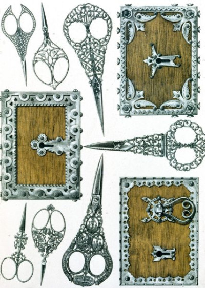 The International Exhibition, 1862. A selection of chromolithic plates from MASTERPIECES OF INDUSTRIAL ART & SCULPTURE AT THE INTERNATIONAL EXHIBITION, 1862, Day & Son. A cross-section of furniture, textiles, ceramics, glassware, etc.