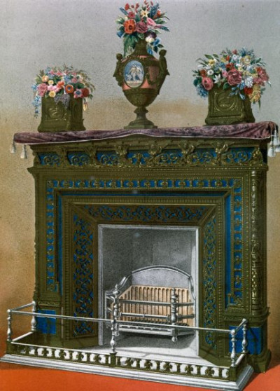 The International Exhibition, 1862. A selection of chromolithic plates from MASTERPIECES OF INDUSTRIAL ART & SCULPTURE AT THE INTERNATIONAL EXHIBITION, 1862, Day & Son. A cross-section of furniture, textiles, ceramics, glassware, etc.