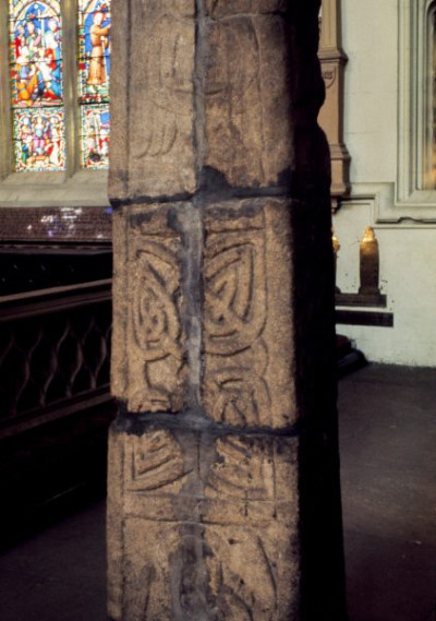 Detail of the cross of about the mid-eleventh century