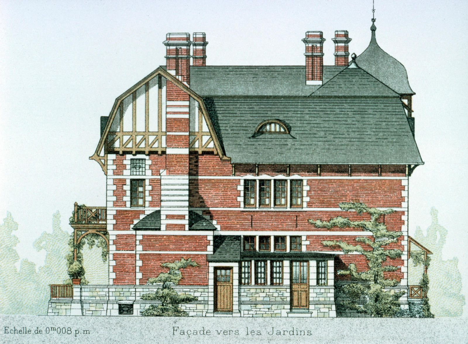 Modern Brickwork, c 1910 image