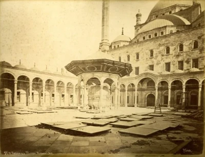 Pascal Sebah Album: Fontaine de la Mosque Mohamed-Ali, 1800s