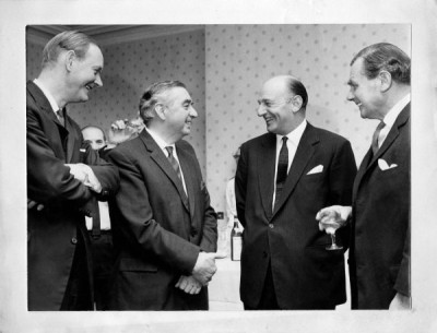 T Dan Smith Archive: Dan Smith with members of DEA and CBI